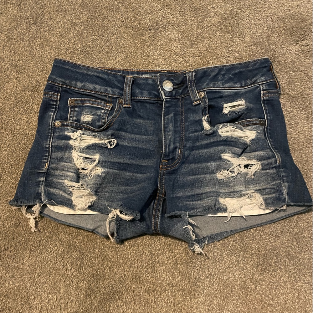 American eagle stretch shortie shorts